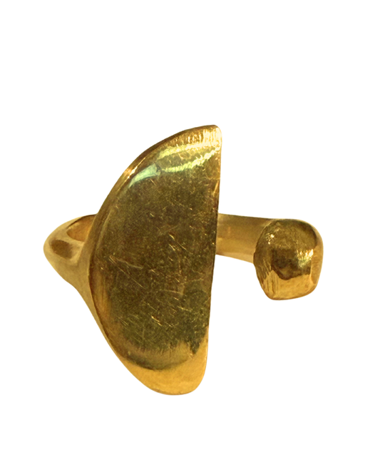 Atoti Ring - Handmade Adjustable Brass Ring