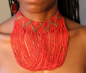 Shani Beaded Choker Necklace