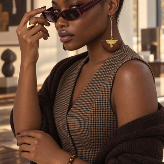 Longonot Ring – Dainty Brass V-Shaped Ring for Everyday Minimalist Style