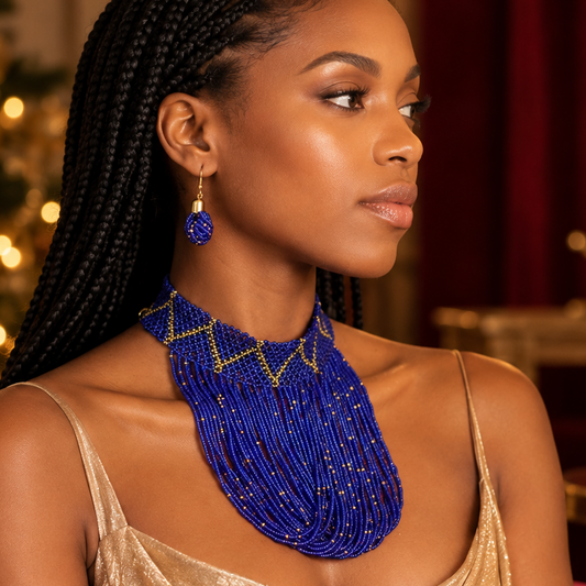 chunky beaded choker