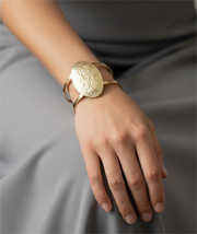 Thabiti Handmade Hammered Brass Cuff – Timeless Statement Bracelet of Strength and Elegance