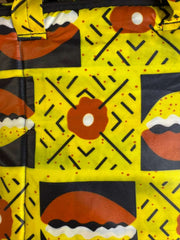 Ubunifu Kitenge Laptop Bag – 14-Inch Padded African Print Laptop Sleeve for Creative Professionals