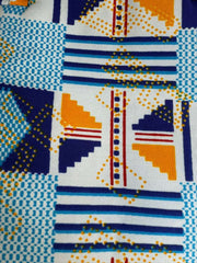 Ubunifu Kitenge Laptop Bag – 14-Inch Padded African Print Laptop Sleeve for Creative Professionals