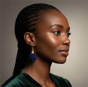 Bush Berry Earrings – Hand-Beaded Drop Earrings, Lightweight & Feminine