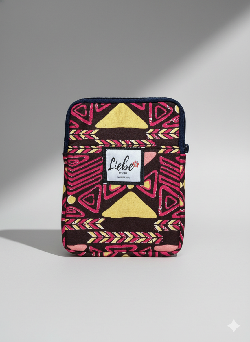 Padded Ankara Passport Holder