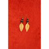 Acacia Leaf brass african earrings - KENDI AMANI