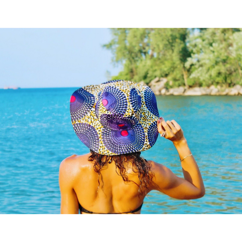 SUNSETTA™ Lamu Island Wide-Brim Sun Hats by KENDI AMANI - KENDI AMANI