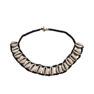 Mombasa Cowrie Shell necklace set - KENDI AMANI