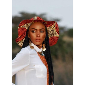 SUNSETTA™ Safari Chic Wide-Brim Sun Hats by KENDI AMANI - KENDI AMANI
