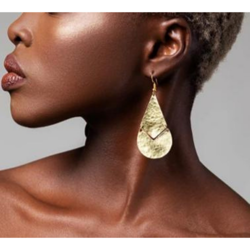 Selah Brass Earrings - KENDI AMANI